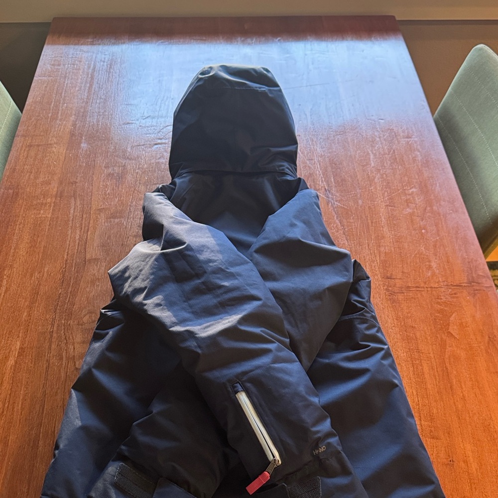 Patagonia Kids Hooded Rain Jacket in Navy